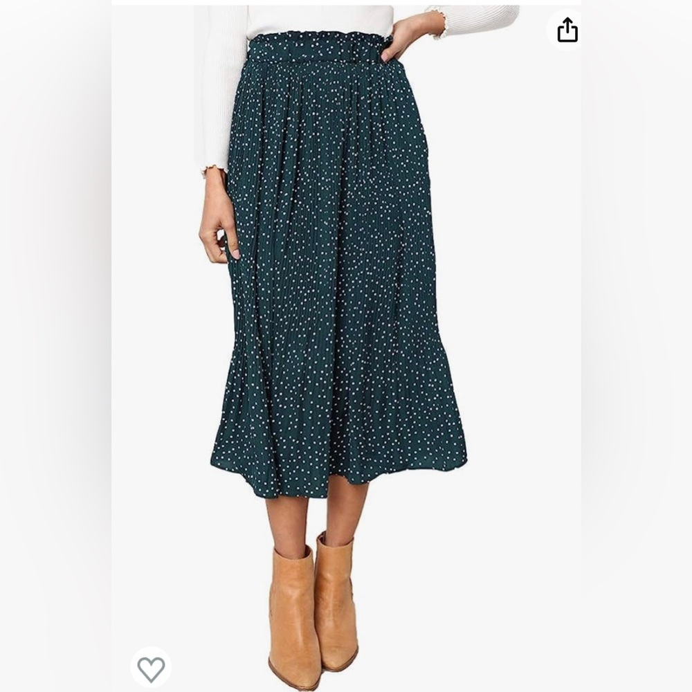 Polka dot midi skirt - M.